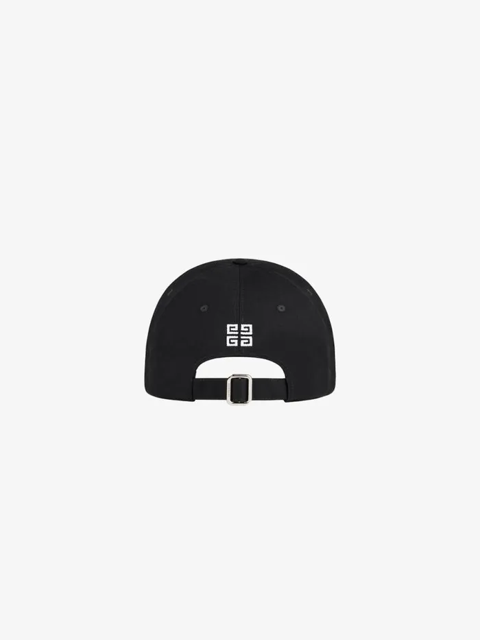 Women Beanies and Caps Givenchy GIVENCHY Embroidered Cap In Twill Black Women Beanies and Caps Givenchy GIVENCHY Embroidered Cap In Twill Black