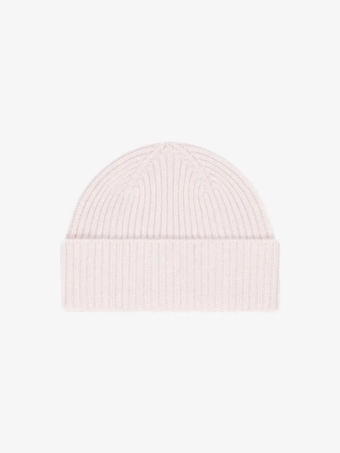Women Beanies and Caps Givenchy Ribbed Beanie In Wool And Cashmere Powder Women Beanies and Caps Givenchy Ribbed Beanie In Wool And Cashmere Powder