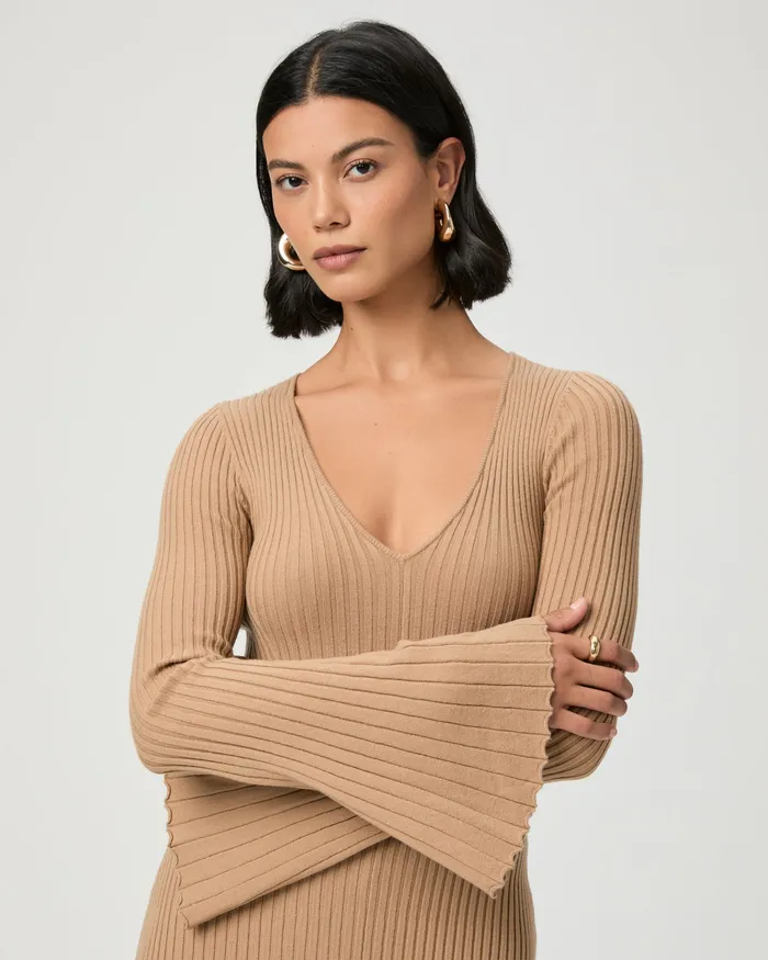 Women Bel Dress 8211 Dark Camel Dresses PAIGE
