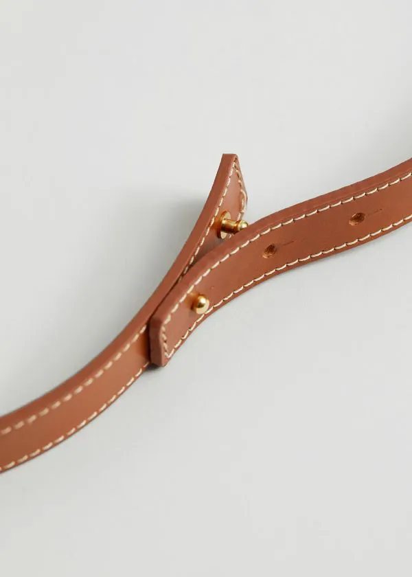 Women Belts and Other Stories MidWaist Leather Belt Cognac Women Belts and Other Stories MidWaist Leather Belt Cognac