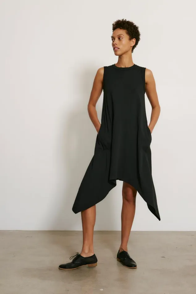 Women Black Avery Dress Raquel Allegra Dresses Women Black Avery Dress Raquel Allegra Dresses