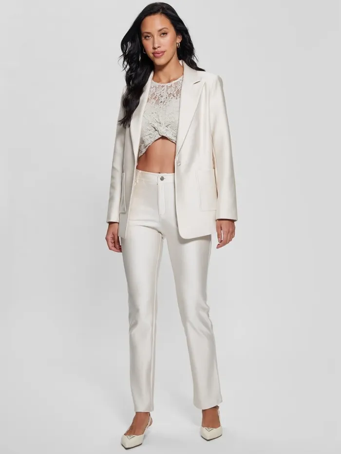 Women Bottoms GUESS Carly Knit Pants Muted Stone
