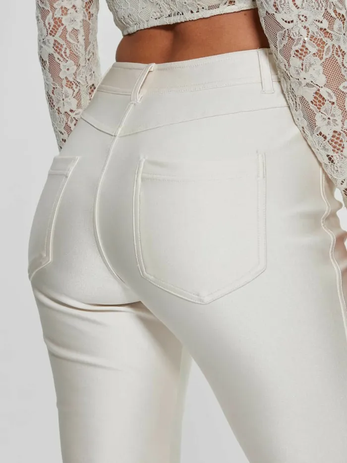 Women Bottoms GUESS Carly Knit Pants Muted Stone Women Bottoms GUESS Carly Knit Pants Muted Stone