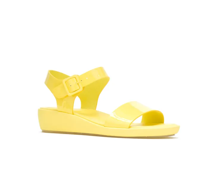 Women Brite Jells Quarter Strap Sandal Sun Yellow Sandals Hush Puppies