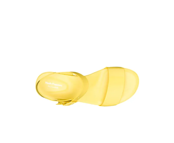 Women Brite Jells Quarter Strap Sandal Sun Yellow Sandals Hush Puppies