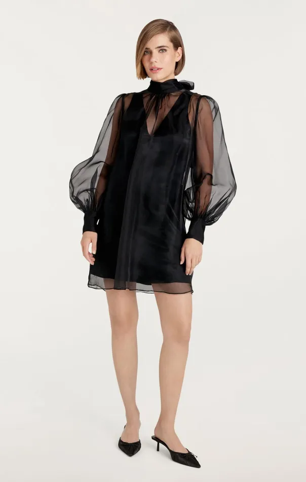 Women Cinq Sept Cocktail and Evening Reo Dress Black