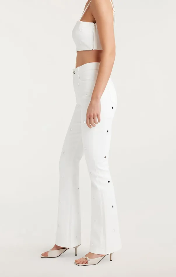 Women Cinq Sept Denim Mirror Denim Shailene Pant White