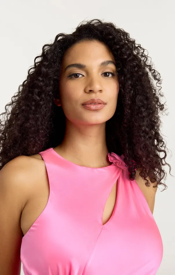 Women Cinq Sept Midi Cates Dress Electric Pink