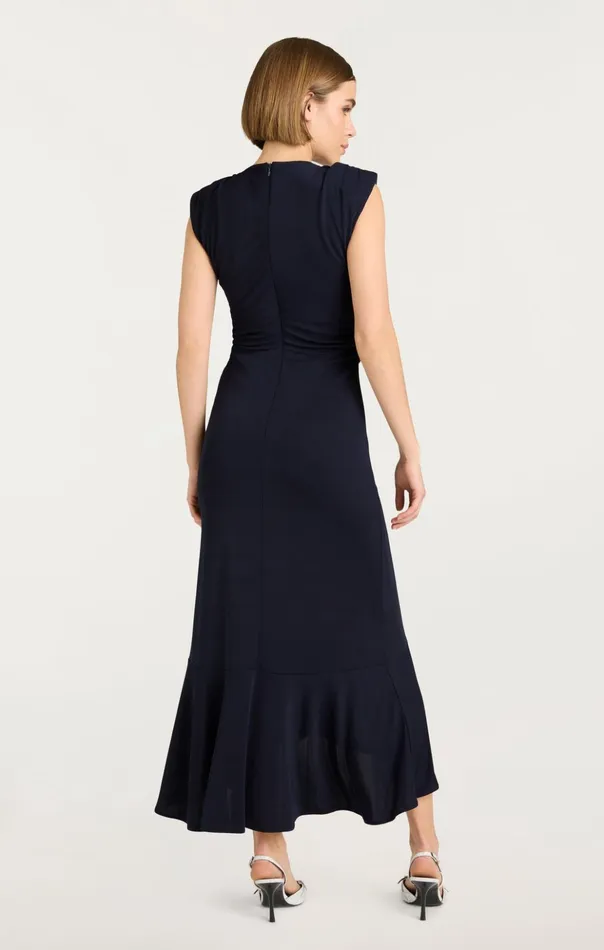 Women Cinq Sept Midi Dianne Dress Navy
