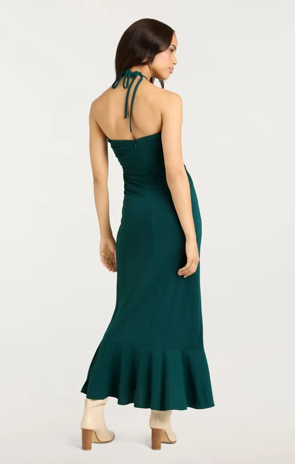 Women Cinq Sept Midi Eilis Dress Green Onyx