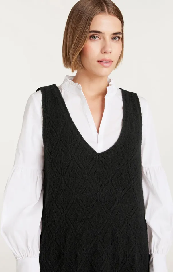 Women Cinq Sept Mini Greysen Dress Blackwhite