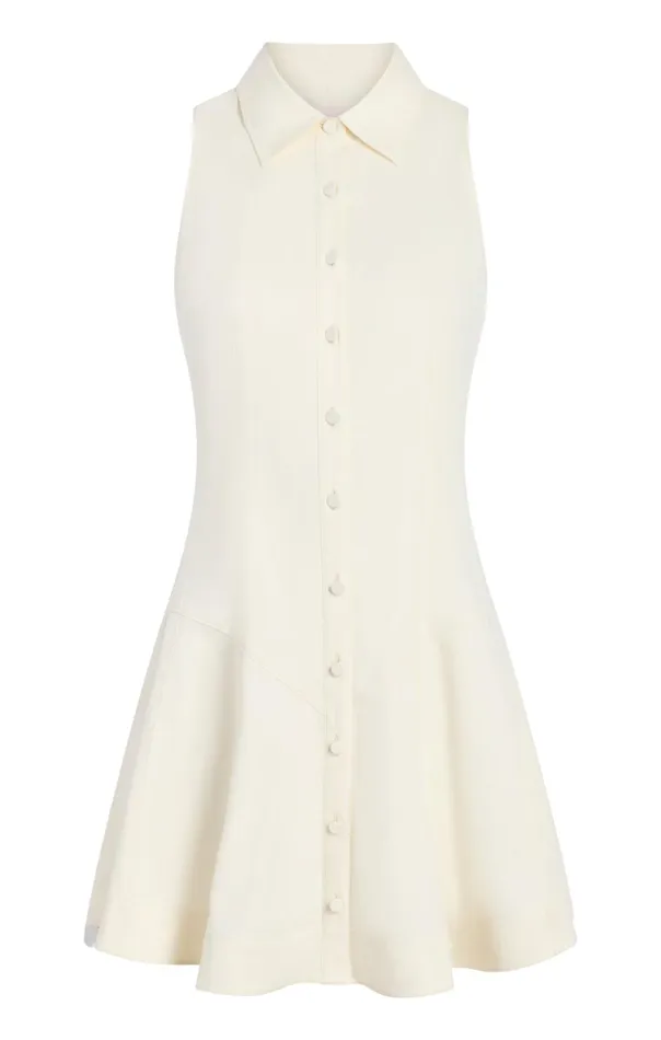 Women Cinq Sept Mini Poppy Dress Ivory
