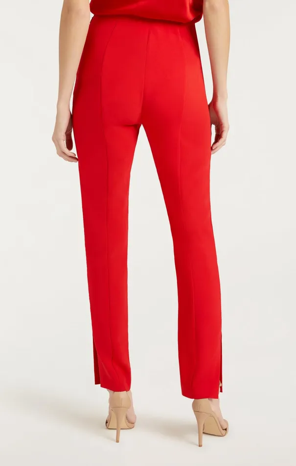 Women Cinq Sept Pants Brianne Pant Ruby Red