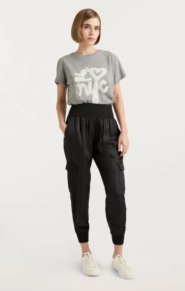 Women Cinq Sept Pants Giles Pant Cupro Black