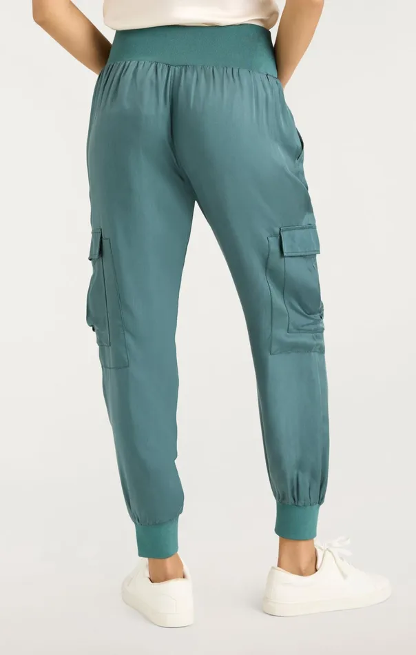 Women Cinq Sept Pants Giles Pant Green Onyx
