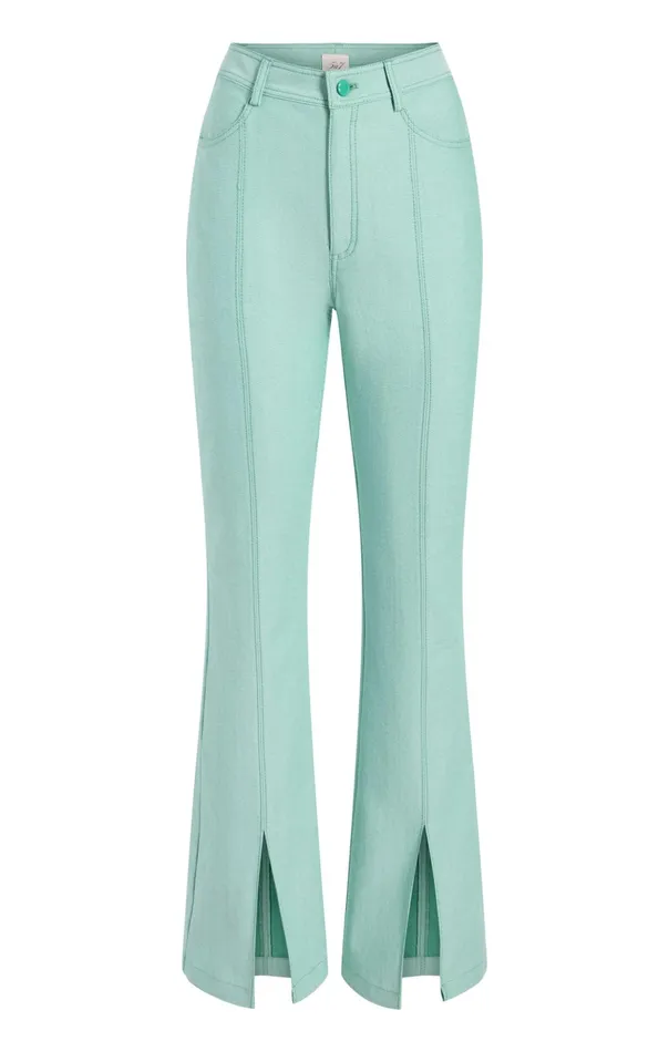 Women Cinq Sept Pants Shanis Pant Light Marine Green