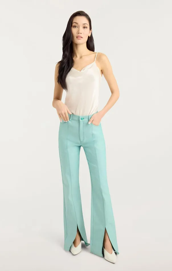 Women Cinq Sept Pants Shanis Pant Light Marine Green