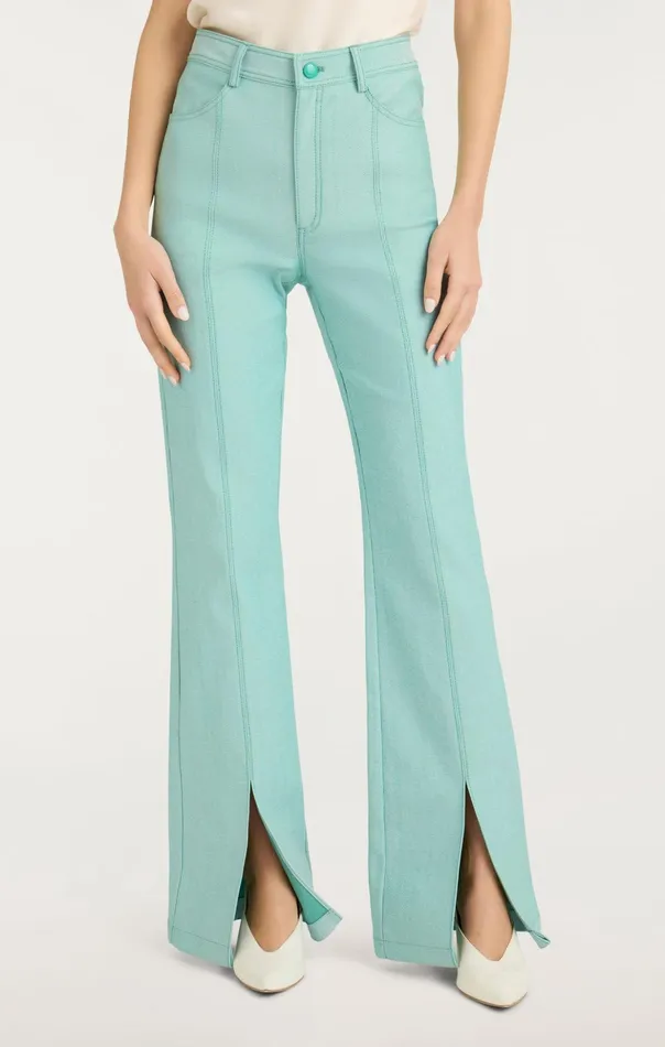 Women Cinq Sept Pants Shanis Pant Light Marine Green