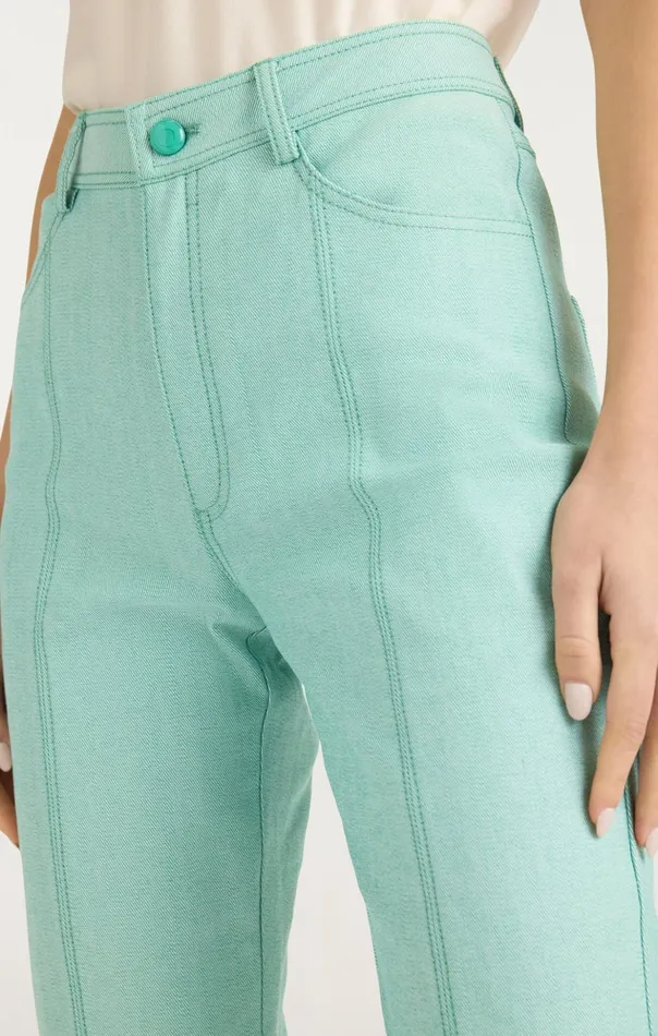 Women Cinq Sept Pants Shanis Pant Light Marine Green