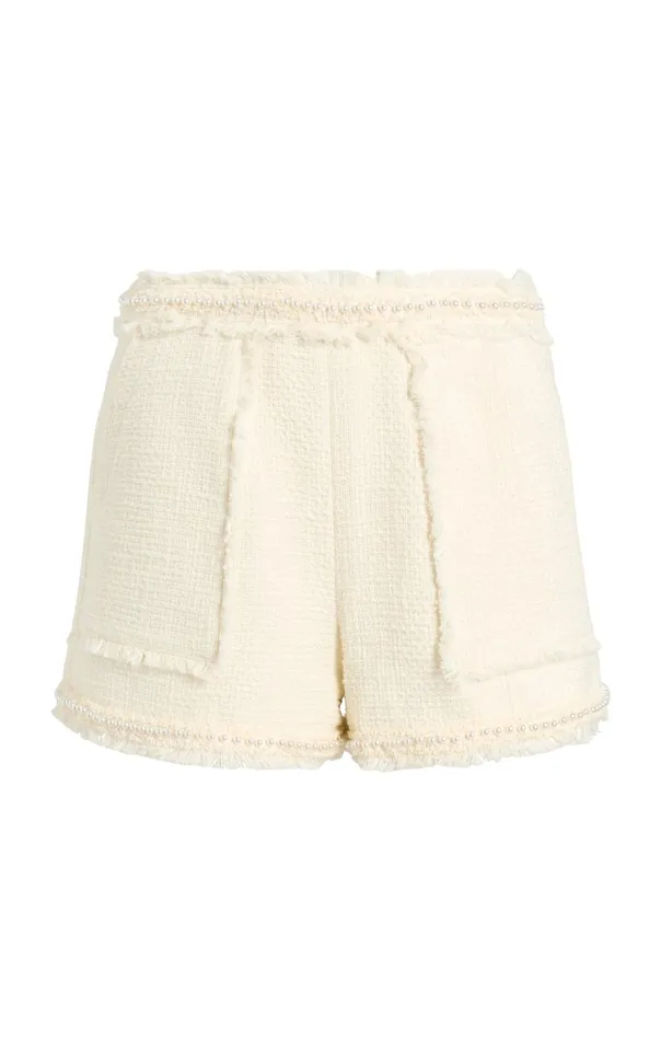 Women Cinq Sept Shorts Pearl Allen Short Ivory