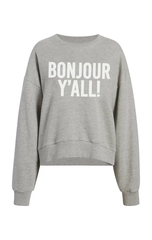 Women Cinq Sept Sweaters and Knits Bonjour Y039all Brandy Pullover Heather Greywhite Women Cinq Sept Sweaters and Knits Bonjour Y039all Brandy Pullover Heather Greywhite