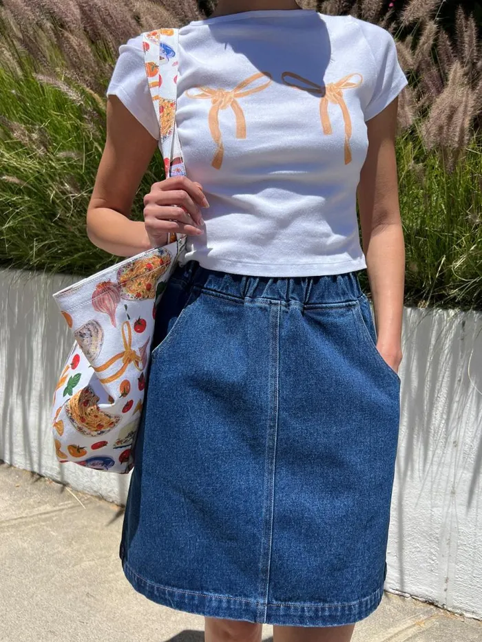 Women City Skirt Blue Denim Lisa Says Gah Skirts