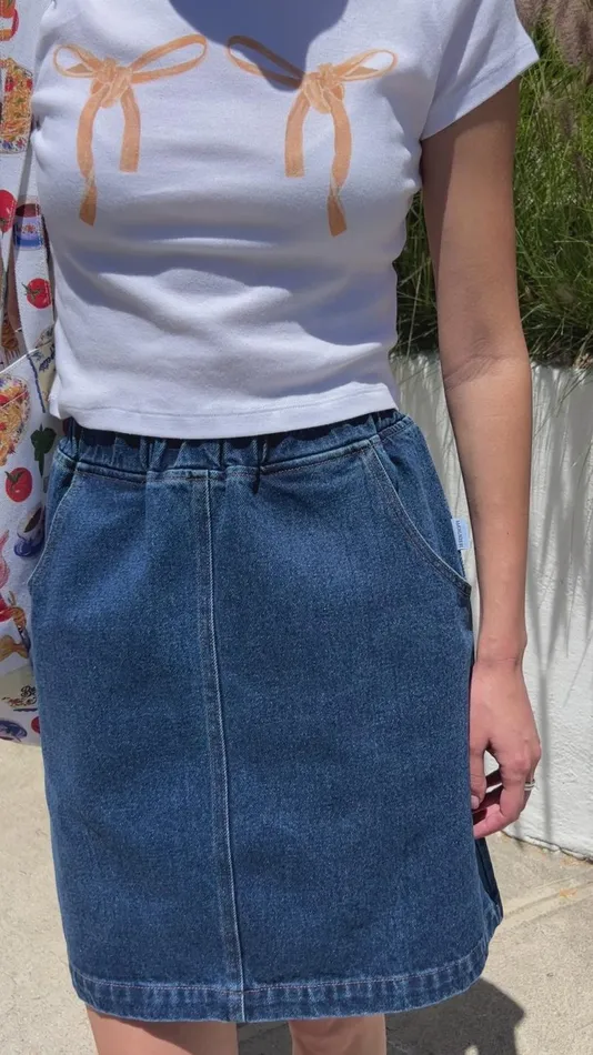 Women City Skirt Blue Denim Lisa Says Gah Skirts
