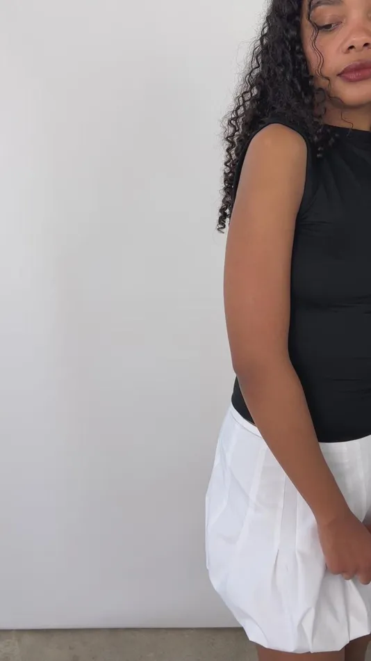 Women Cloud Mini Skirt White Lisa Says Gah Skirts