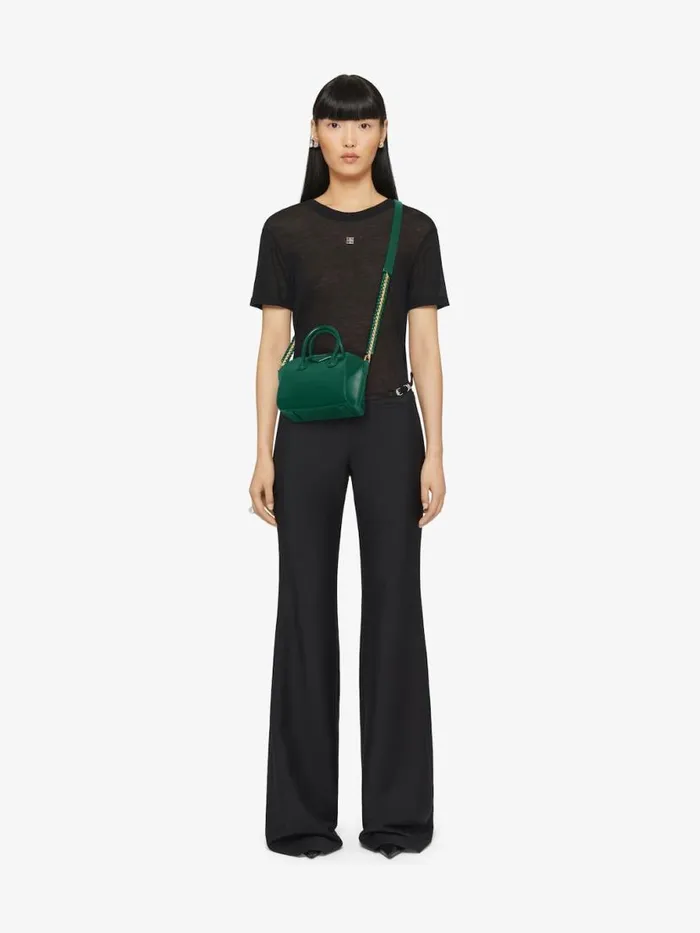 Women Crossbody Bags Givenchy Antigona Toy Bag In Box Leather Emerald Green Women Crossbody Bags Givenchy Antigona Toy Bag In Box Leather Emerald Green