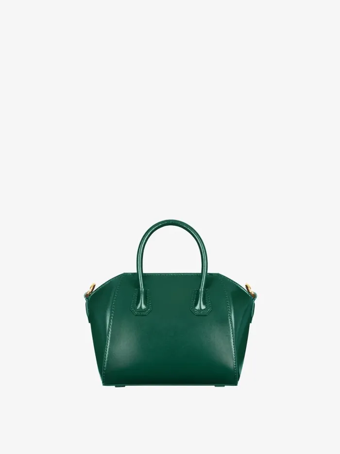 Women Crossbody Bags Givenchy Antigona Toy Bag In Box Leather Emerald Green Women Crossbody Bags Givenchy Antigona Toy Bag In Box Leather Emerald Green