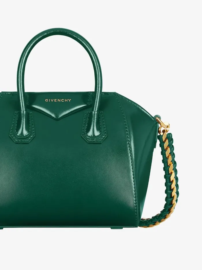 Women Crossbody Bags Givenchy Antigona Toy Bag In Box Leather Emerald Green Women Crossbody Bags Givenchy Antigona Toy Bag In Box Leather Emerald Green