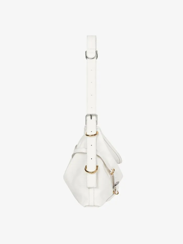 Women Crossbody Bags Givenchy Medium Voyou Bag In Leather Ivory