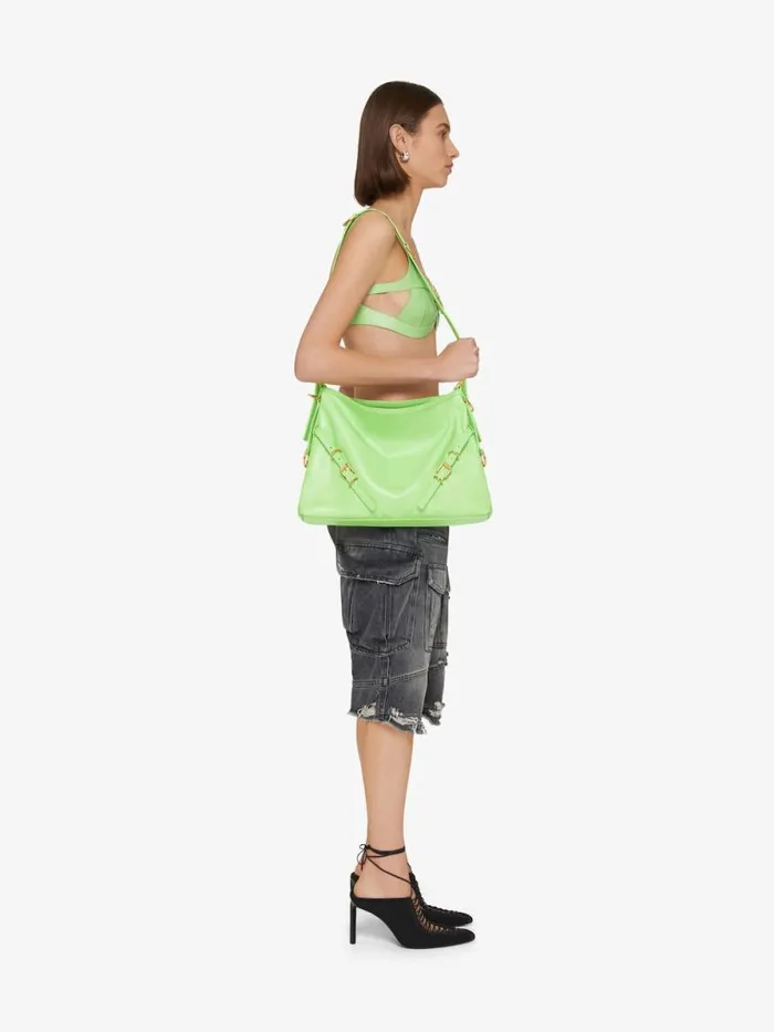 Women Crossbody Bags Givenchy Medium Voyou Bag In Leather Mint Green Women Crossbody Bags Givenchy Medium Voyou Bag In Leather Mint Green