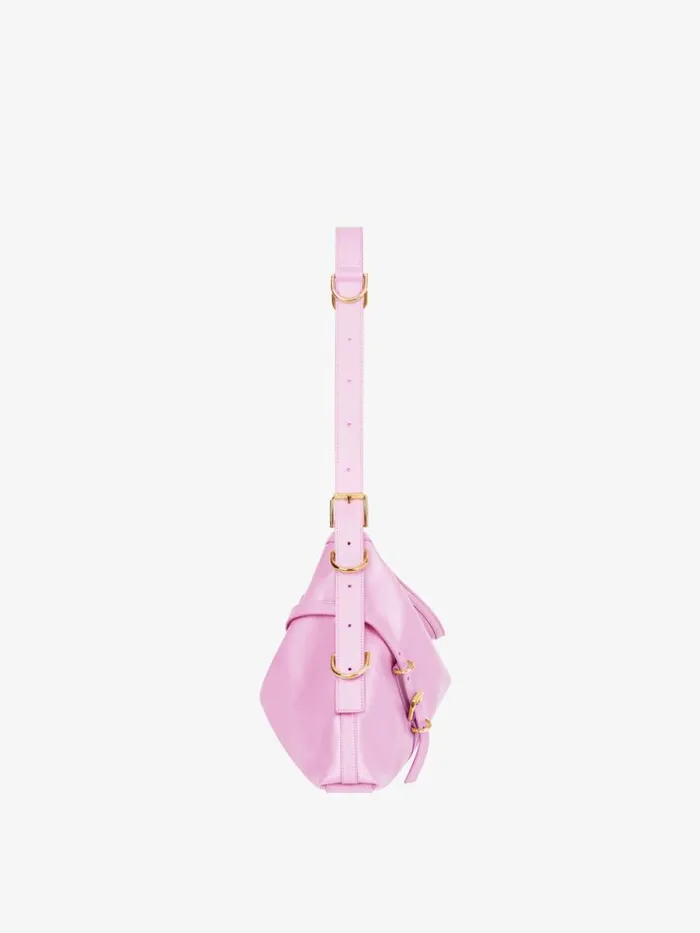 Women Crossbody Bags Givenchy Medium Voyou Bag In Leather Silk Pink