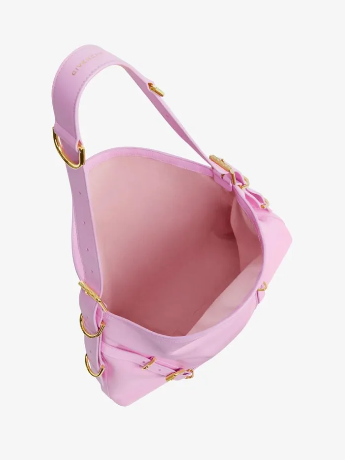 Women Crossbody Bags Givenchy Medium Voyou Bag In Leather Silk Pink
