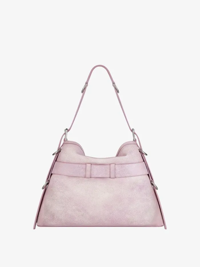 Women Crossbody Bags Givenchy Medium Voyou Boyfriend Bag In Aged Leather Old Pink