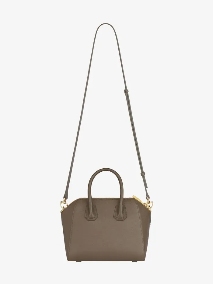 Women Crossbody Bags Givenchy Mini Antigona Bag In Grained Leather Taupe Women Crossbody Bags Givenchy Mini Antigona Bag In Grained Leather Taupe