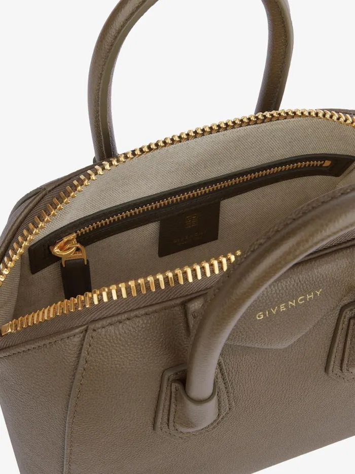 Women Crossbody Bags Givenchy Mini Antigona Bag In Grained Leather Taupe Women Crossbody Bags Givenchy Mini Antigona Bag In Grained Leather Taupe
