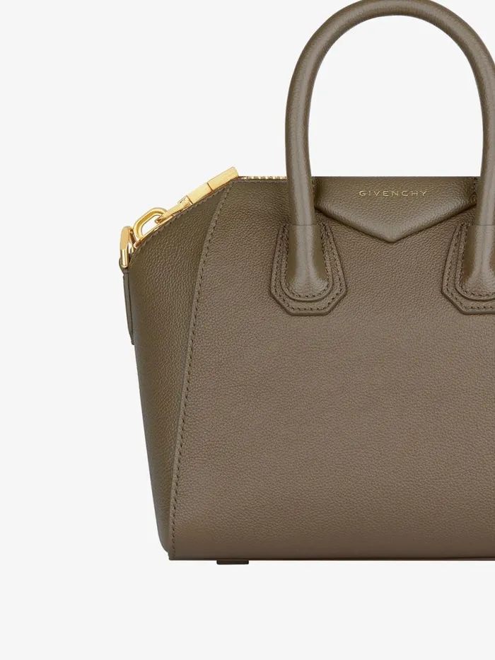 Women Crossbody Bags Givenchy Mini Antigona Bag In Grained Leather Taupe Women Crossbody Bags Givenchy Mini Antigona Bag In Grained Leather Taupe