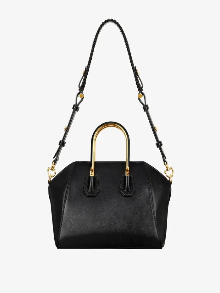 Women Crossbody Bags Givenchy Mini Antigona Bag In Leather With Metal Handles Black Women Crossbody Bags Givenchy Mini Antigona Bag In Leather With Metal Handles Black