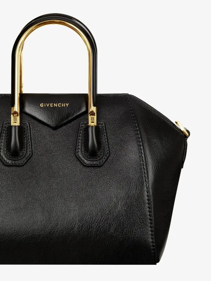 Women Crossbody Bags Givenchy Mini Antigona Bag In Leather With Metal Handles Black Women Crossbody Bags Givenchy Mini Antigona Bag In Leather With Metal Handles Black