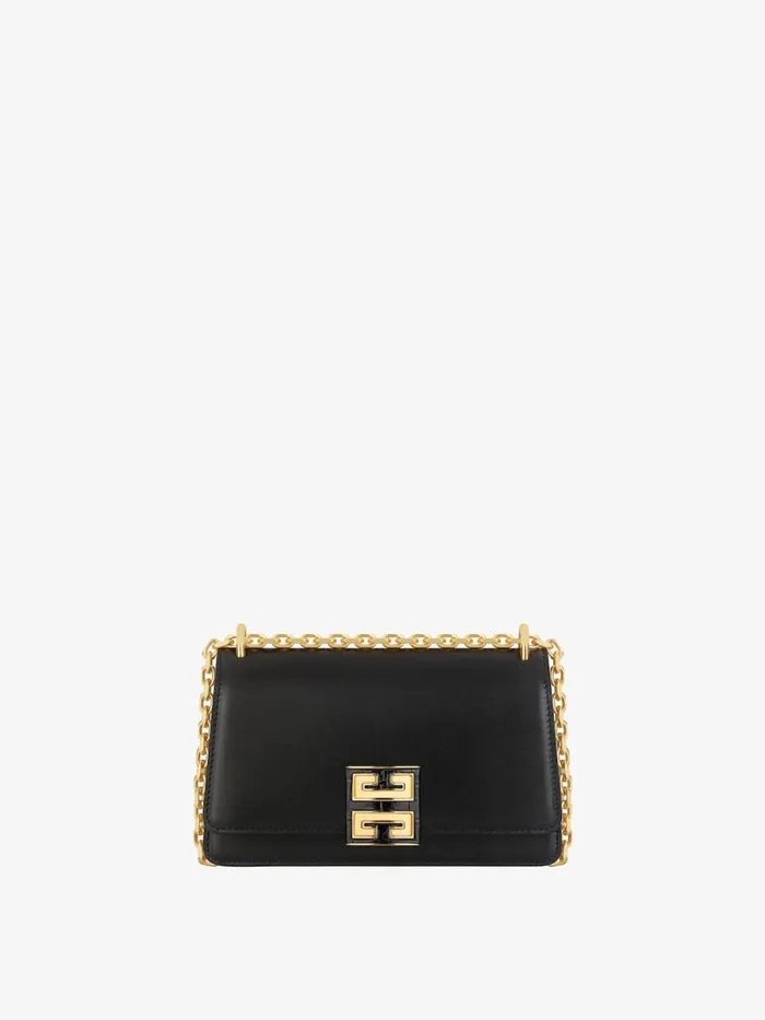 Women Crossbody Bags Givenchy Small 4G Bag In Leather With Chain Black