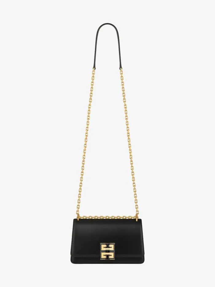 Women Crossbody Bags Givenchy Small 4G Bag In Leather With Chain Black Women Crossbody Bags Givenchy Small 4G Bag In Leather With Chain Black