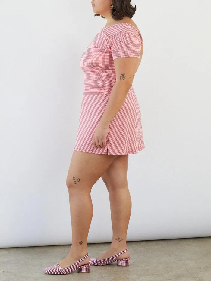 Women Darcy Skort Pomodoro Gingham Lisa Says Gah Skirts