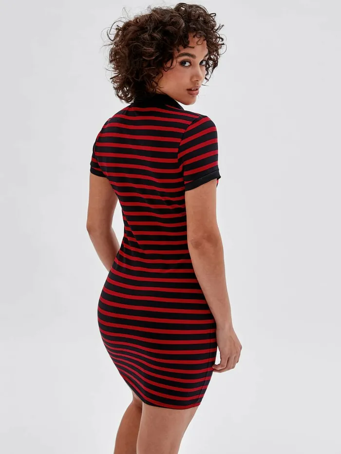 Women Dresses and Jumpsuits GUESS GUESS Originals x Betty Boop Polo Dress Jet Black Multi Women Dresses and Jumpsuits GUESS GUESS Originals x Betty Boop Polo Dress Jet Black Multi