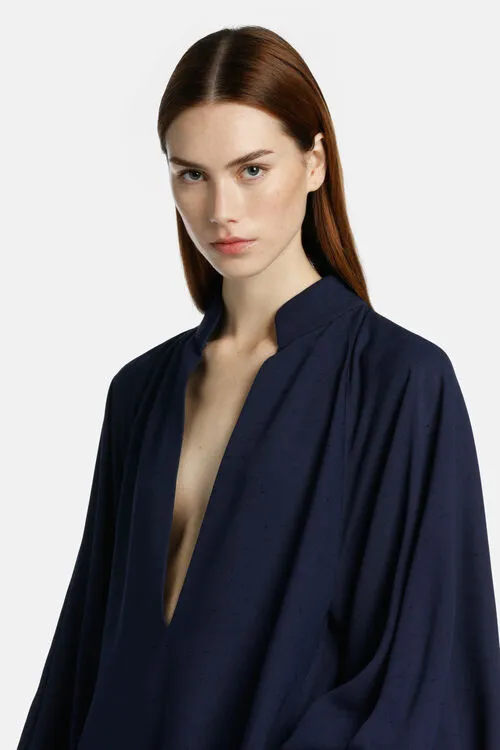 Women Dresses and Jumpsuits Luisa Spagnoli Paradisi Paradisi Blue Women Dresses and Jumpsuits Luisa Spagnoli Paradisi Paradisi Blue