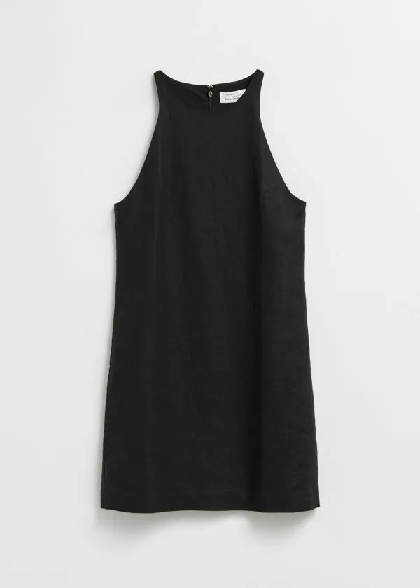 Women Dresses and Other Stories Linen ALine Dress Black