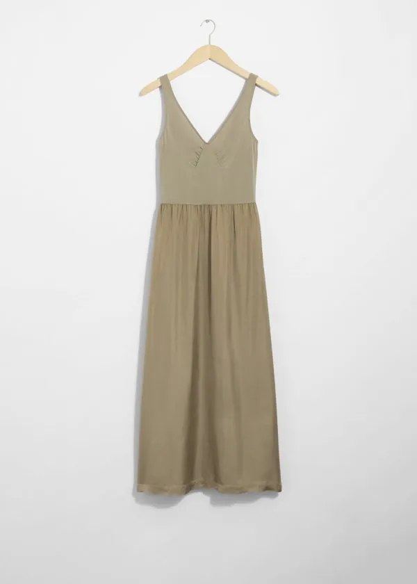 Women Dresses and Other Stories Sleeveless Midi Dress Mole