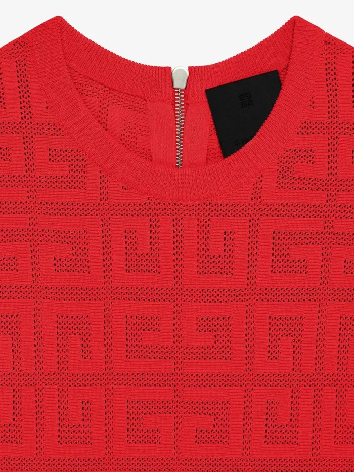 Women Dresses Givenchy Dress In 4G Jacquard Red
