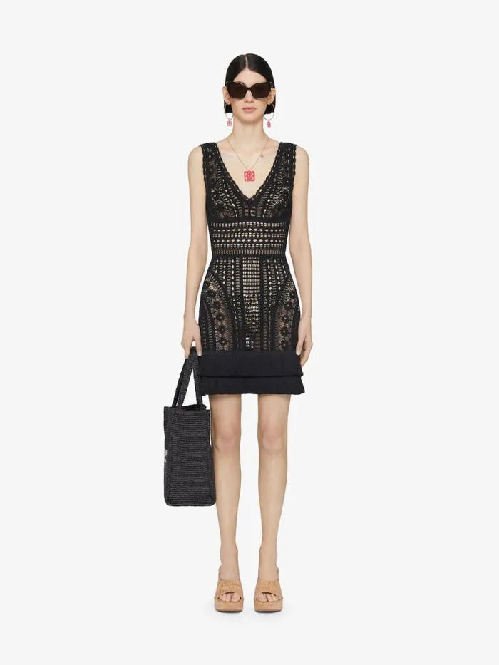 Women Dresses Givenchy Dress In Crochet Black
